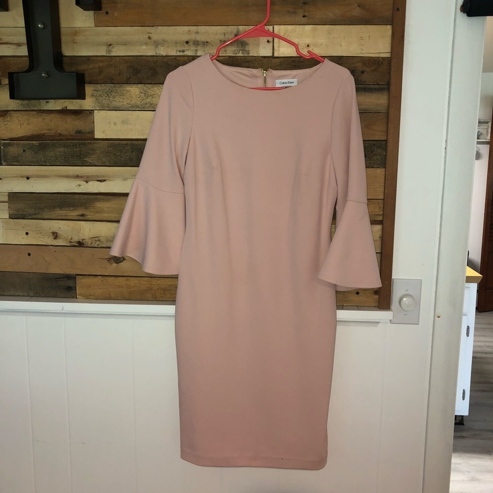 Calvin Klein Bell sleeve dress
